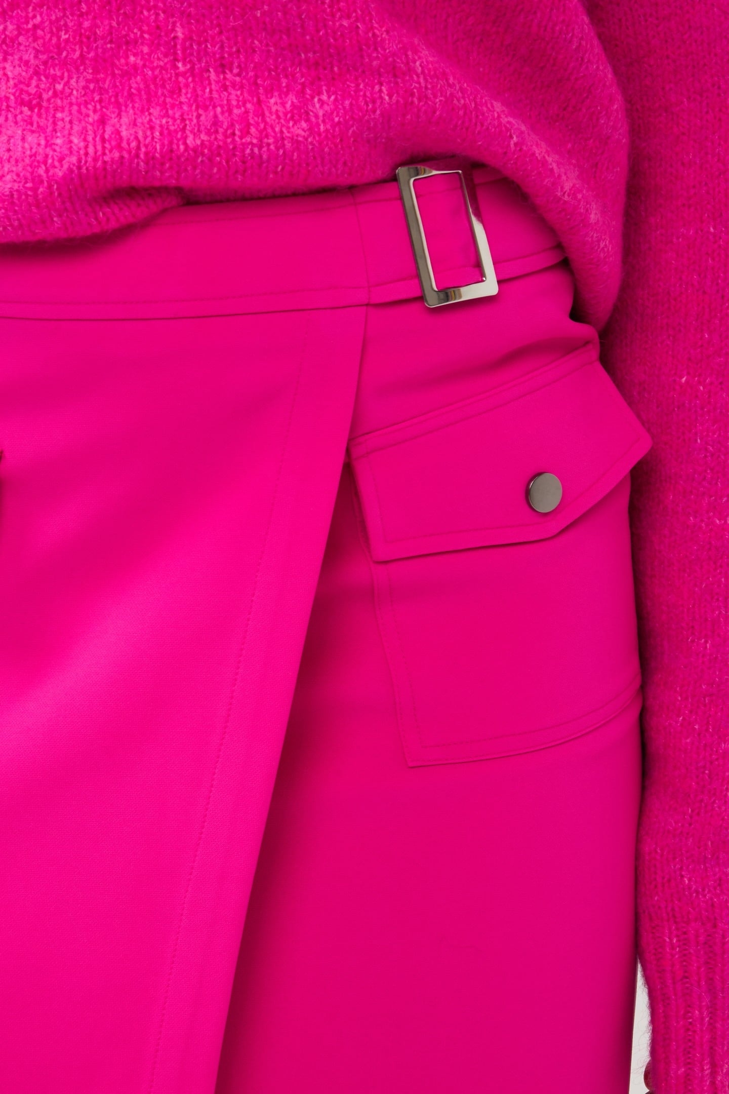 SKIRT OVERLAP POCKETS CITY NEON CERISE 8