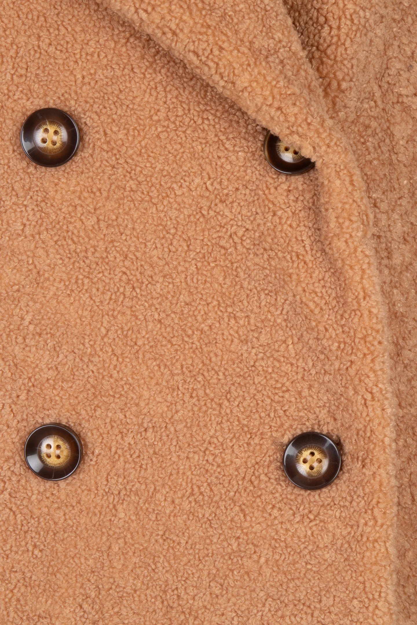 COAT LONG BOUCLE CAMEL 6