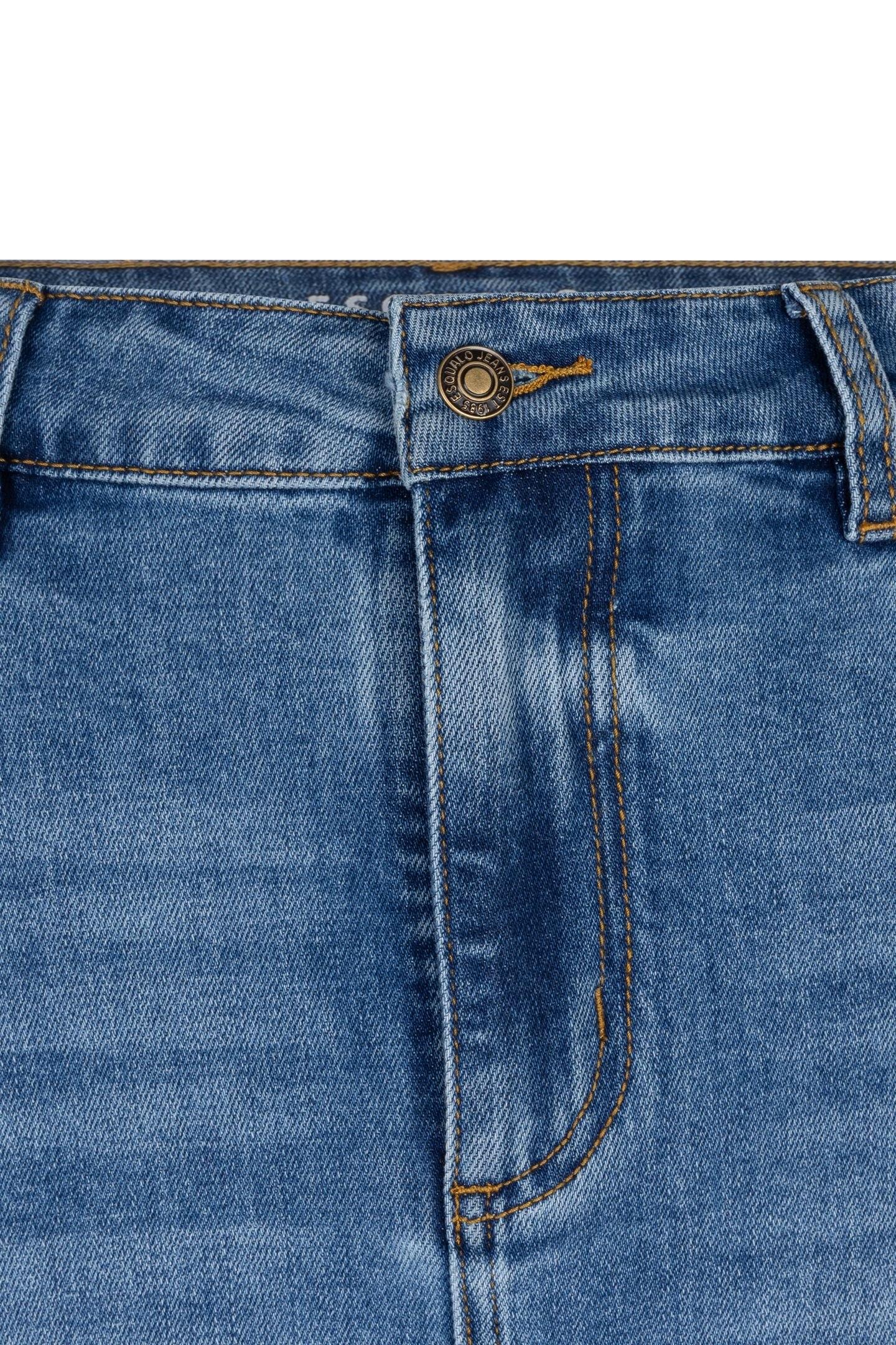 SKIRT DENIM LONG SLIT JEANS BLUE 6