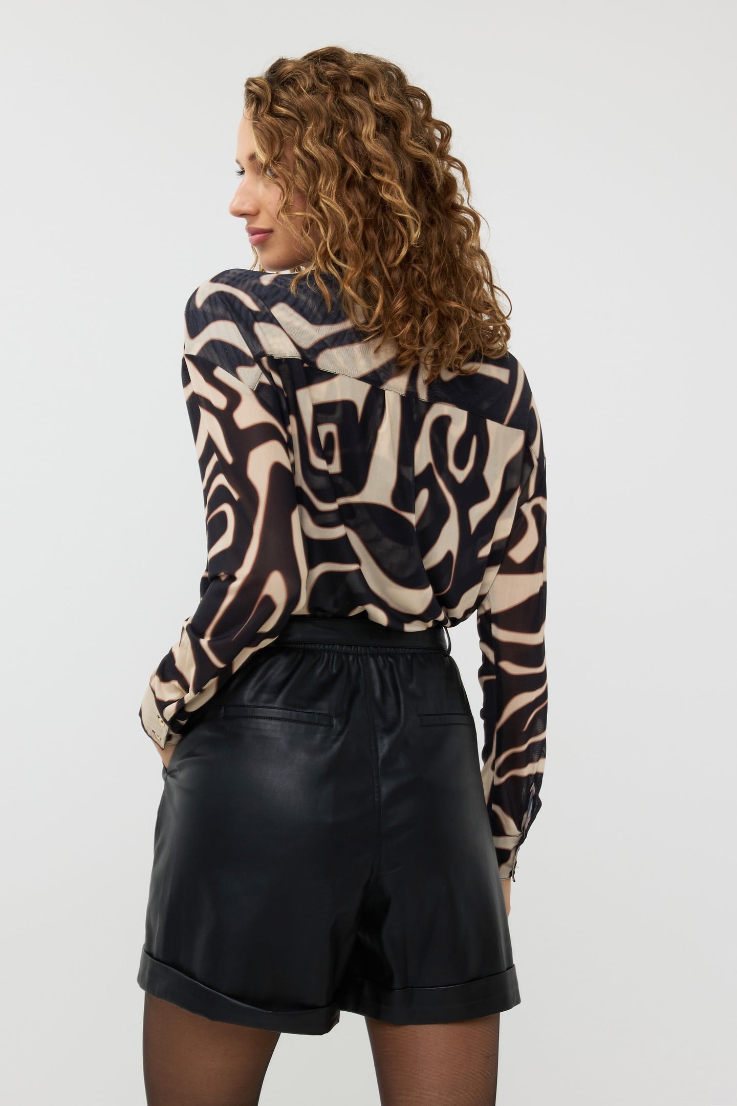 BLOUSE MESH HARMONY PRINT 3