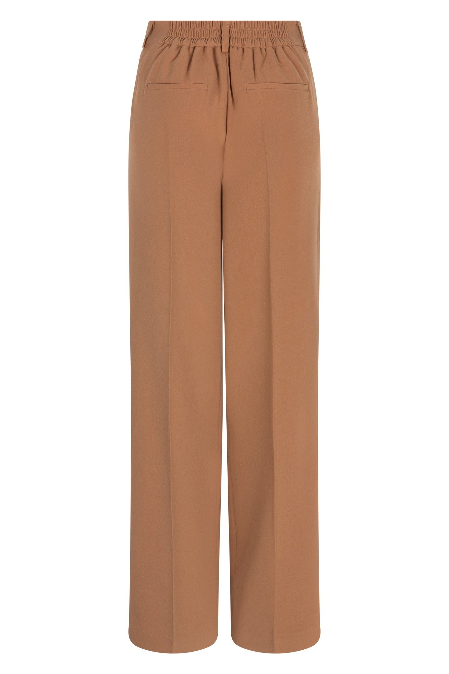 TROUSERS WIDE CITY COPPER BROWN 5