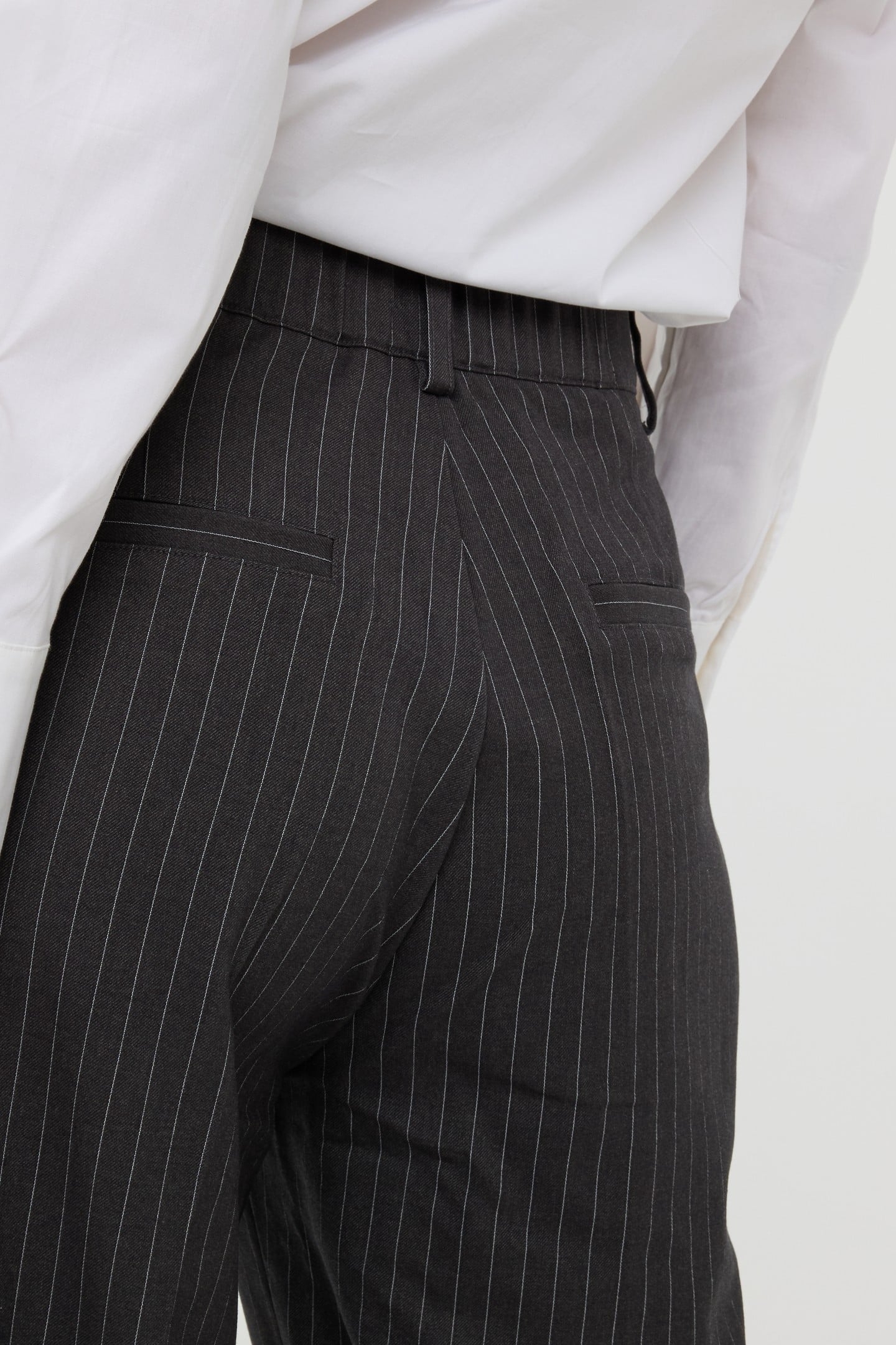 TROUSERS PINSTRIPE DARK GREY 4