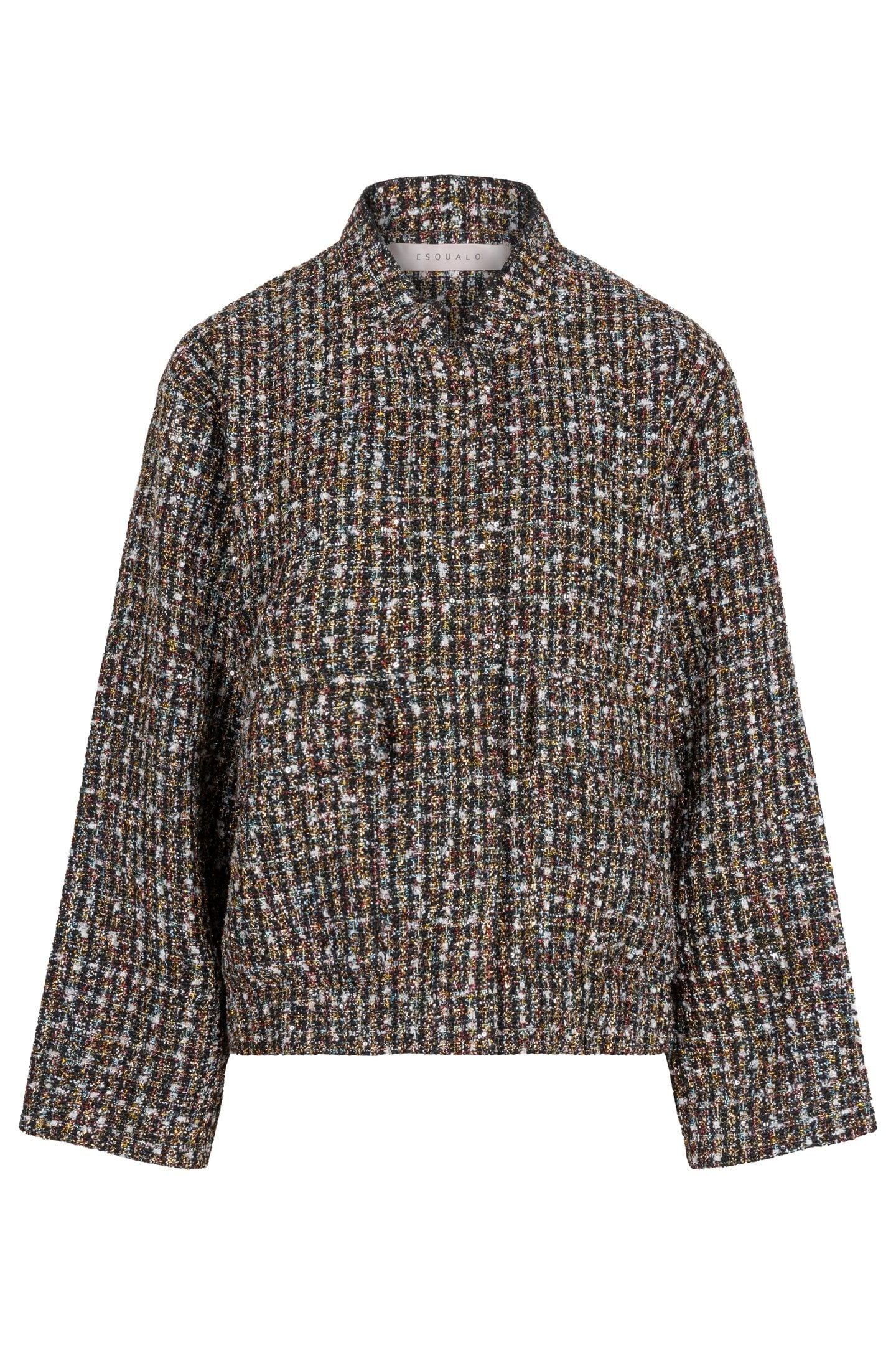 JACKET BOMBER TWEED BLACK 4