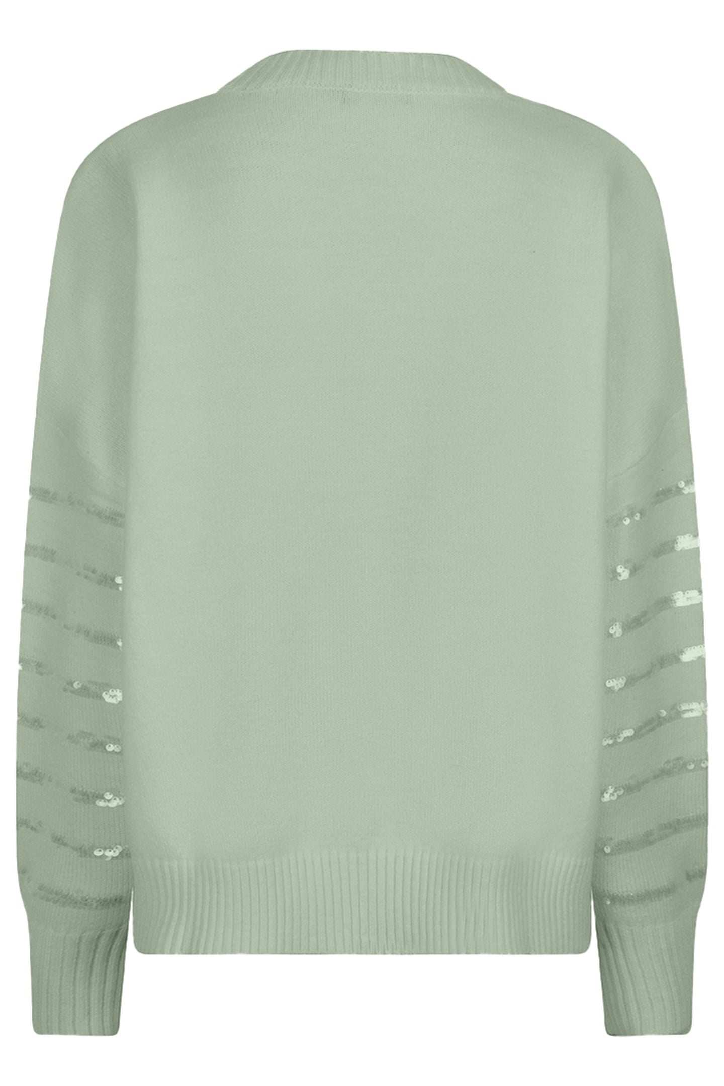 SWEATER STRIPED SEQUINS JADE 2