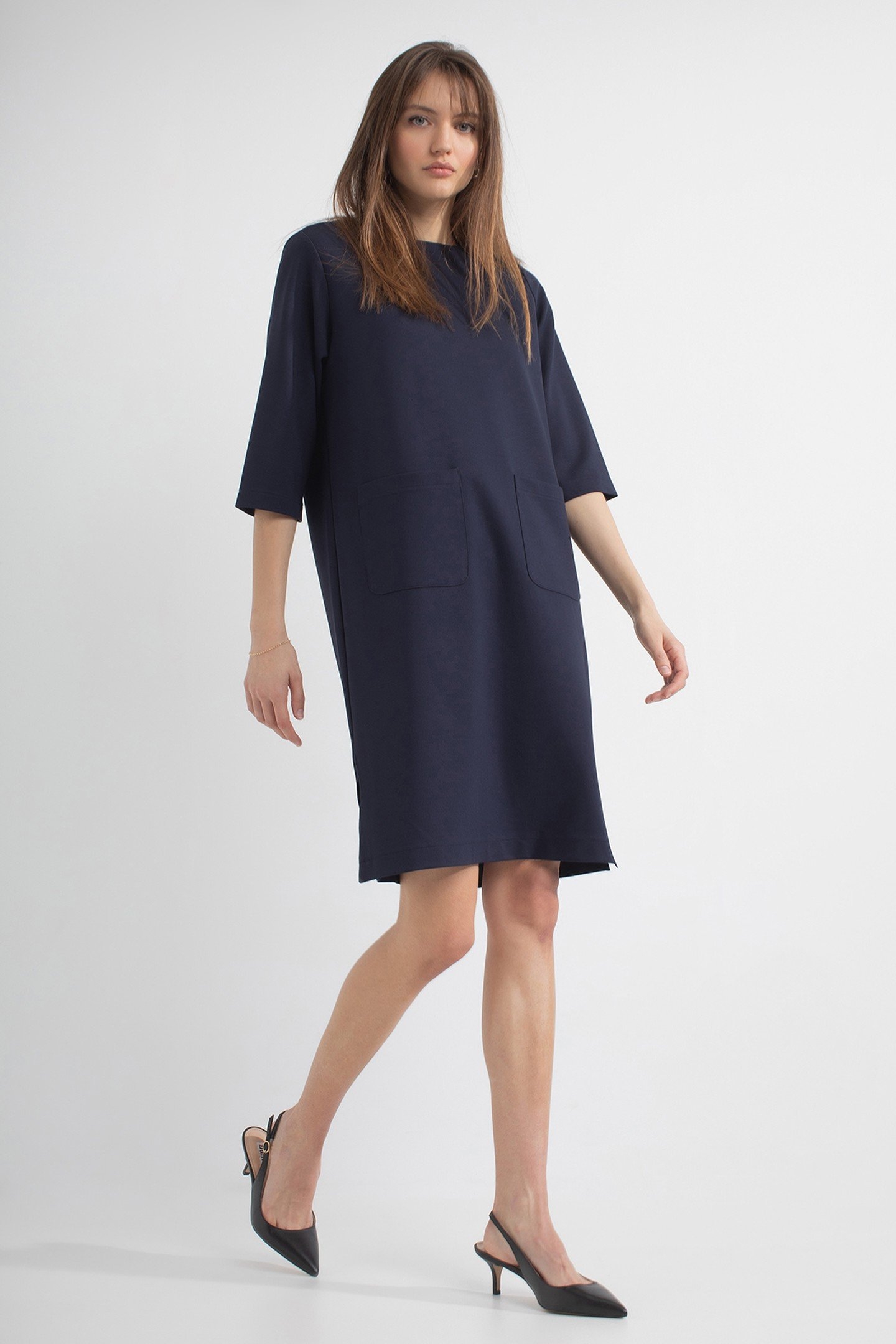 PEGGY DRESS DARK NAVY 1