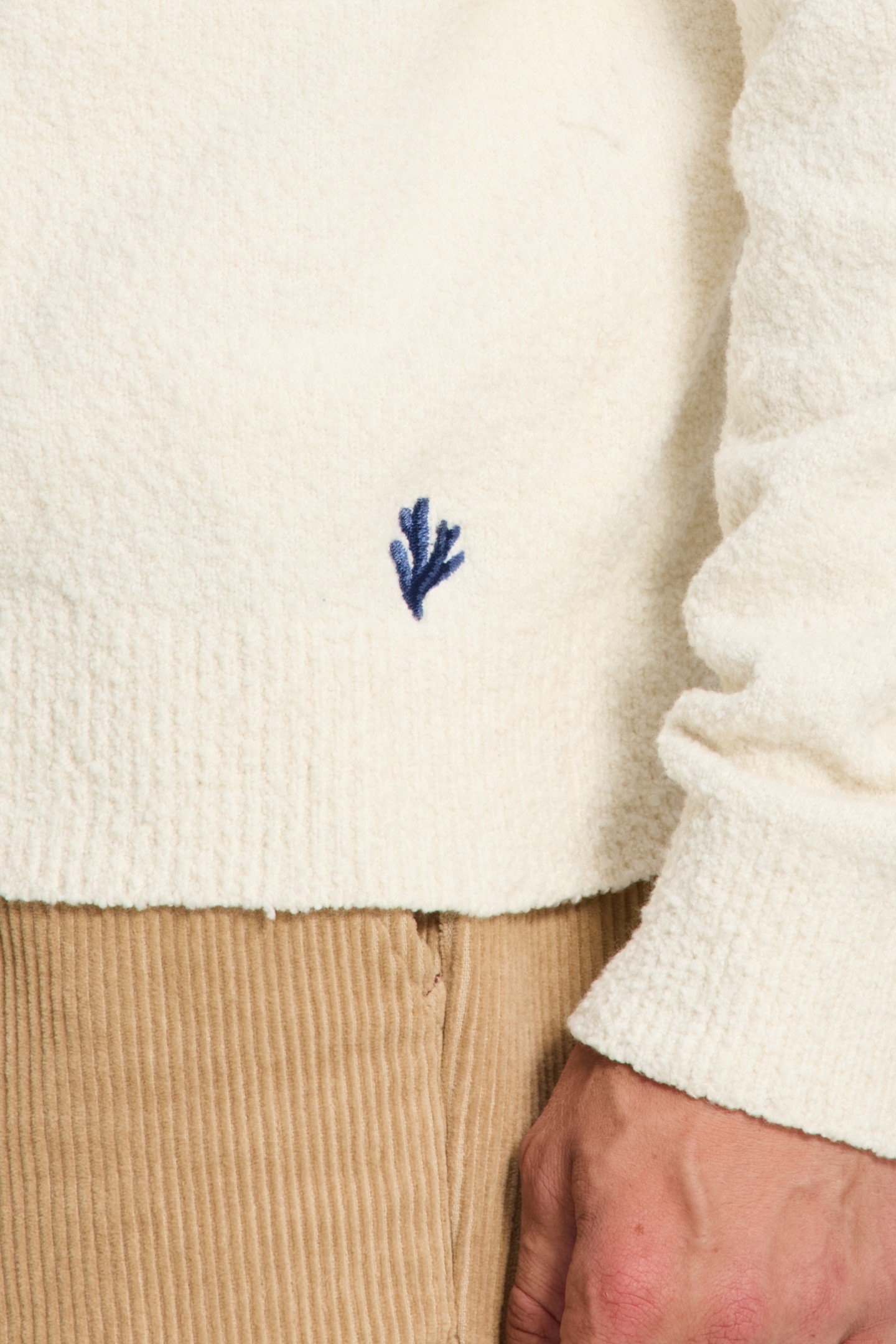 PENN REGULAR FIT BOUCLE POLO WHITE 6