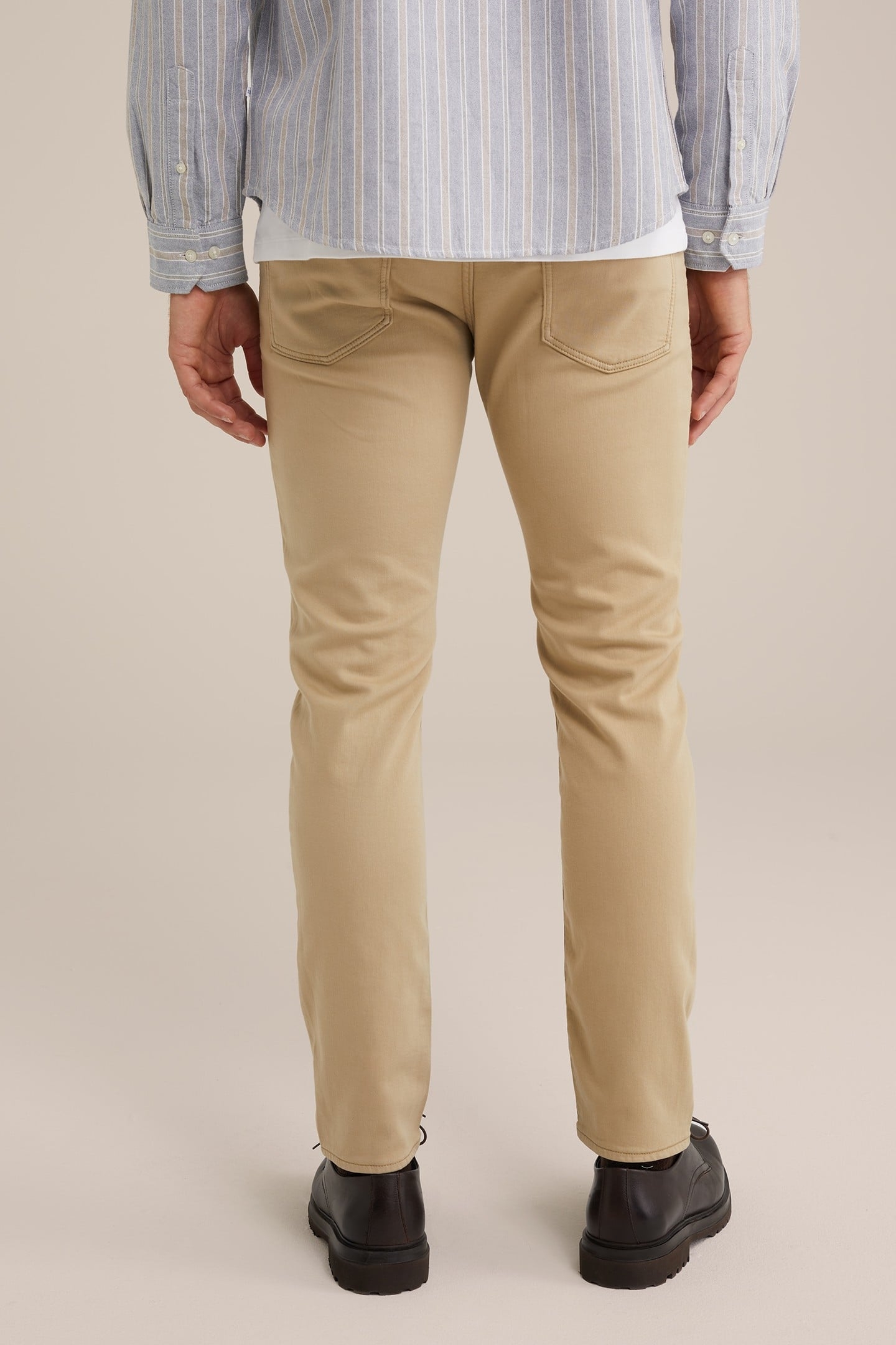 5-POCKET MID WAIST BEIGE 3