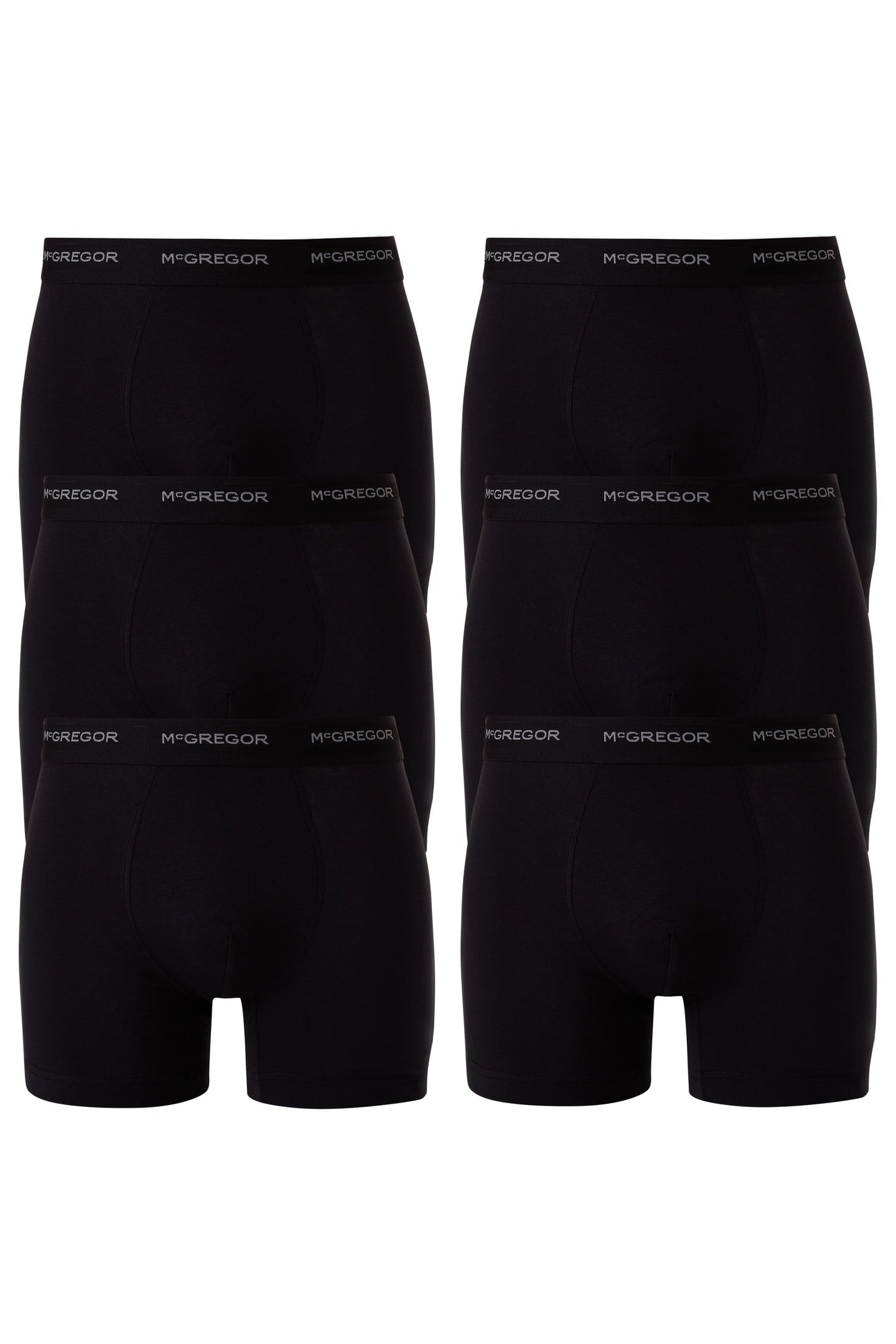 MCGREGOR - PREMIUM BOXERSHORT - 6 PACK BLACK 1