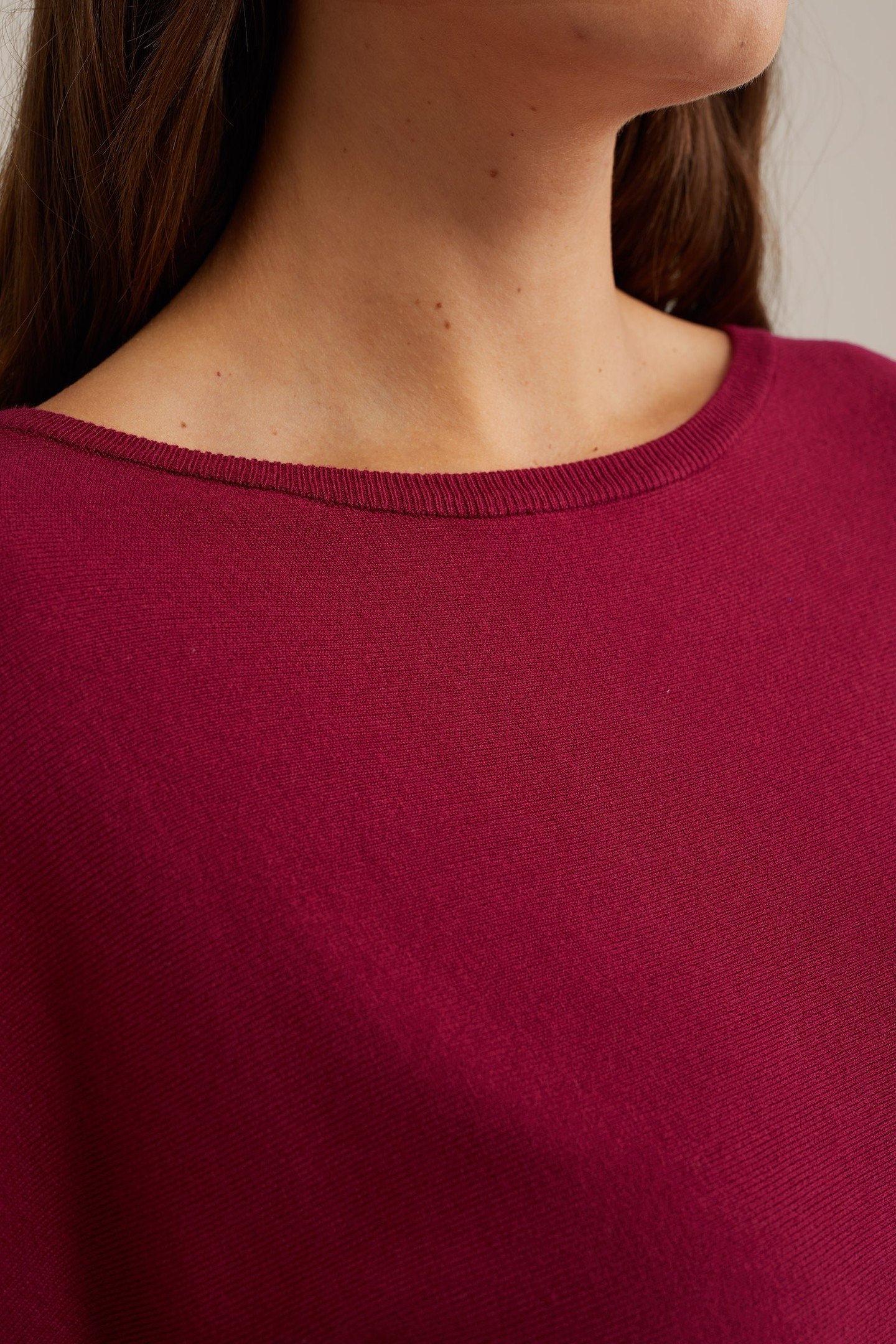 KNITTED PULLOVER RED 5