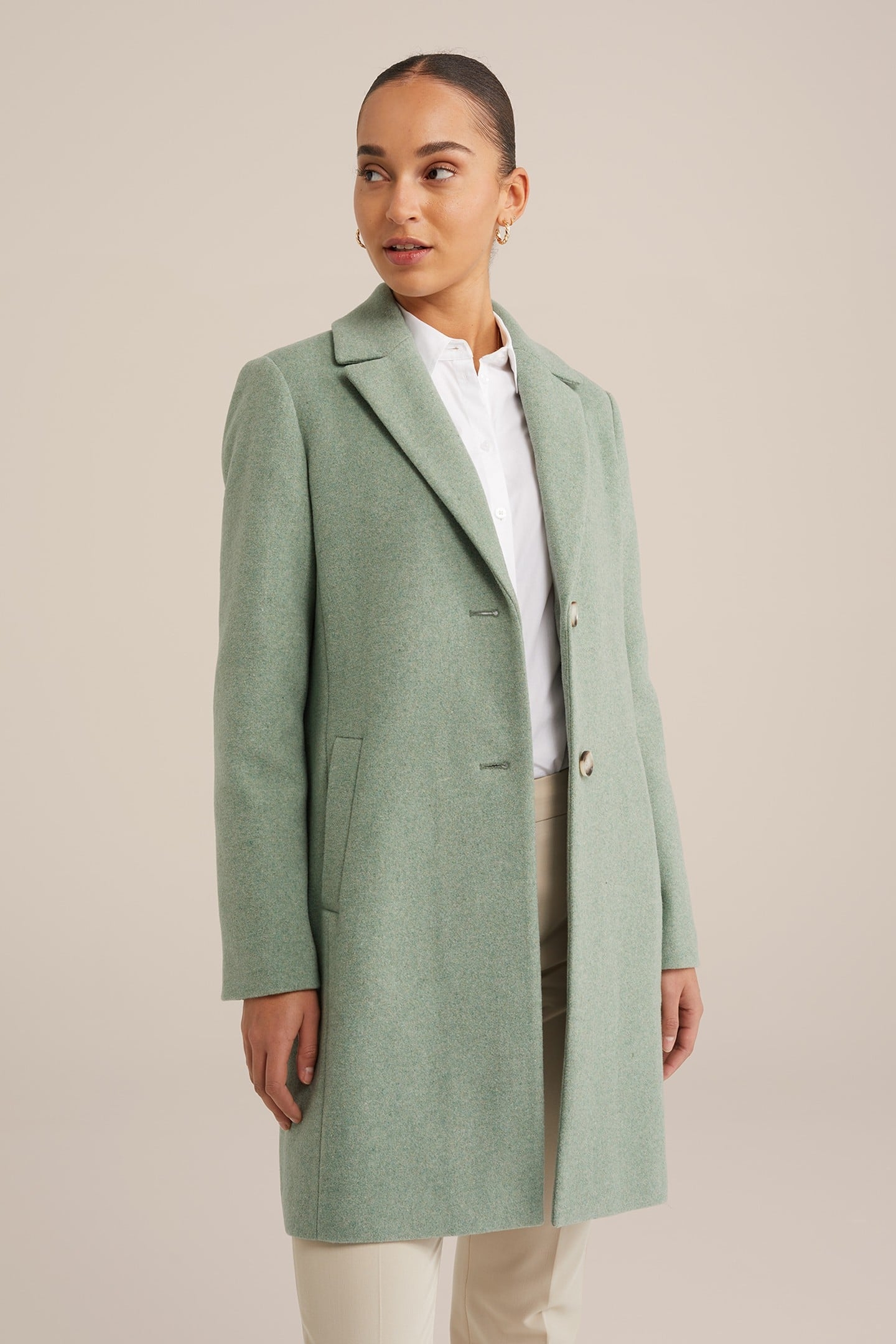 COAT PASTEL GREEN 1