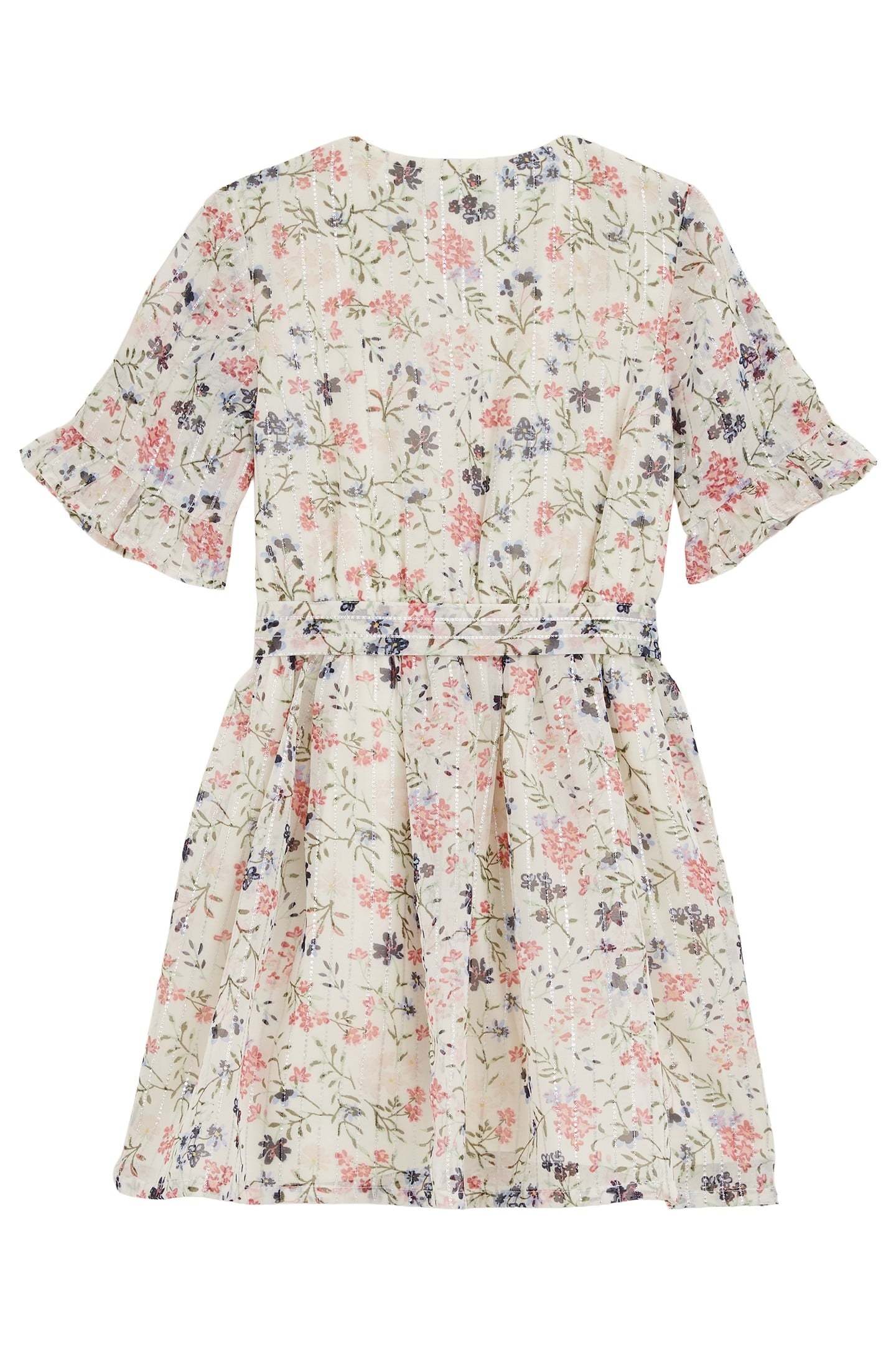 GIRLS DRESS MID LENGTH WHITE 4