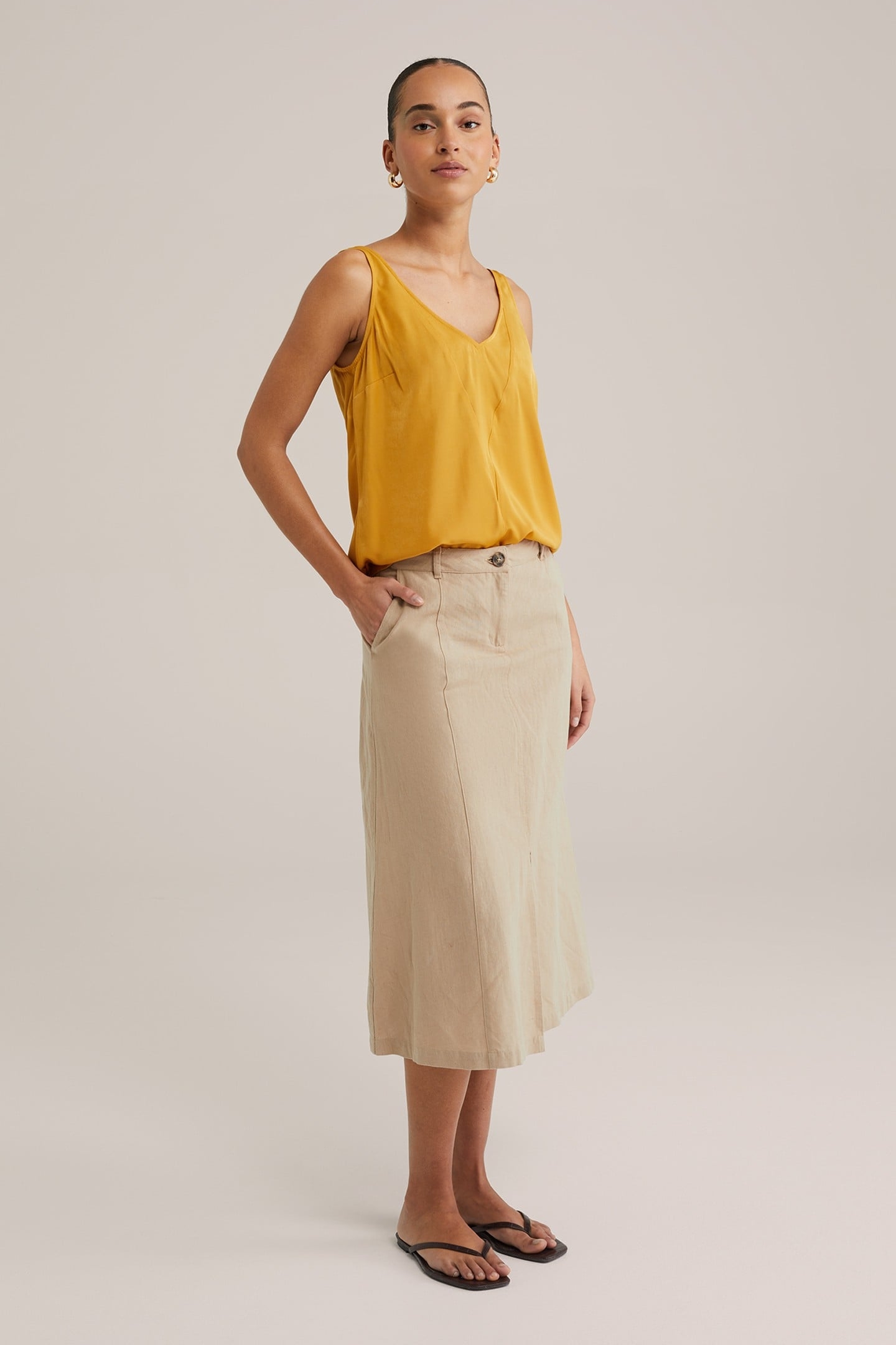 BLOUSE MUSTARD YELLOW 2