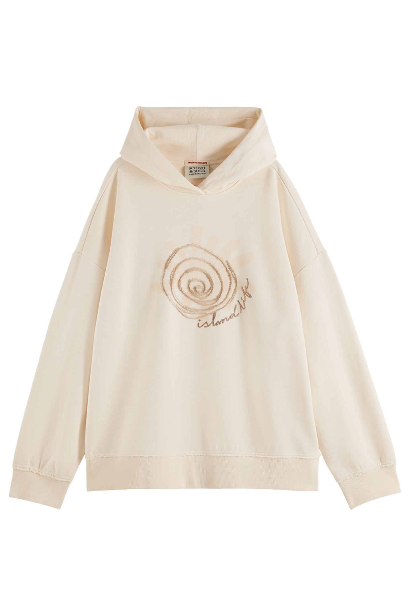EMBROIDERED ARTWORK HOODIE SOFT ICE 4