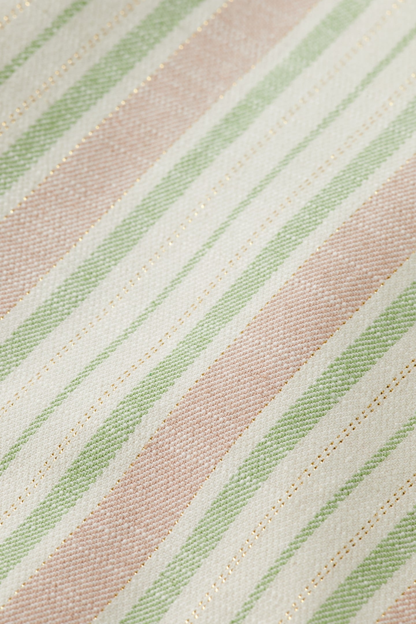 LUREX COTTON BLEND SINGLE BREASTED BLAZER LUREX LINEN STRIPE 6