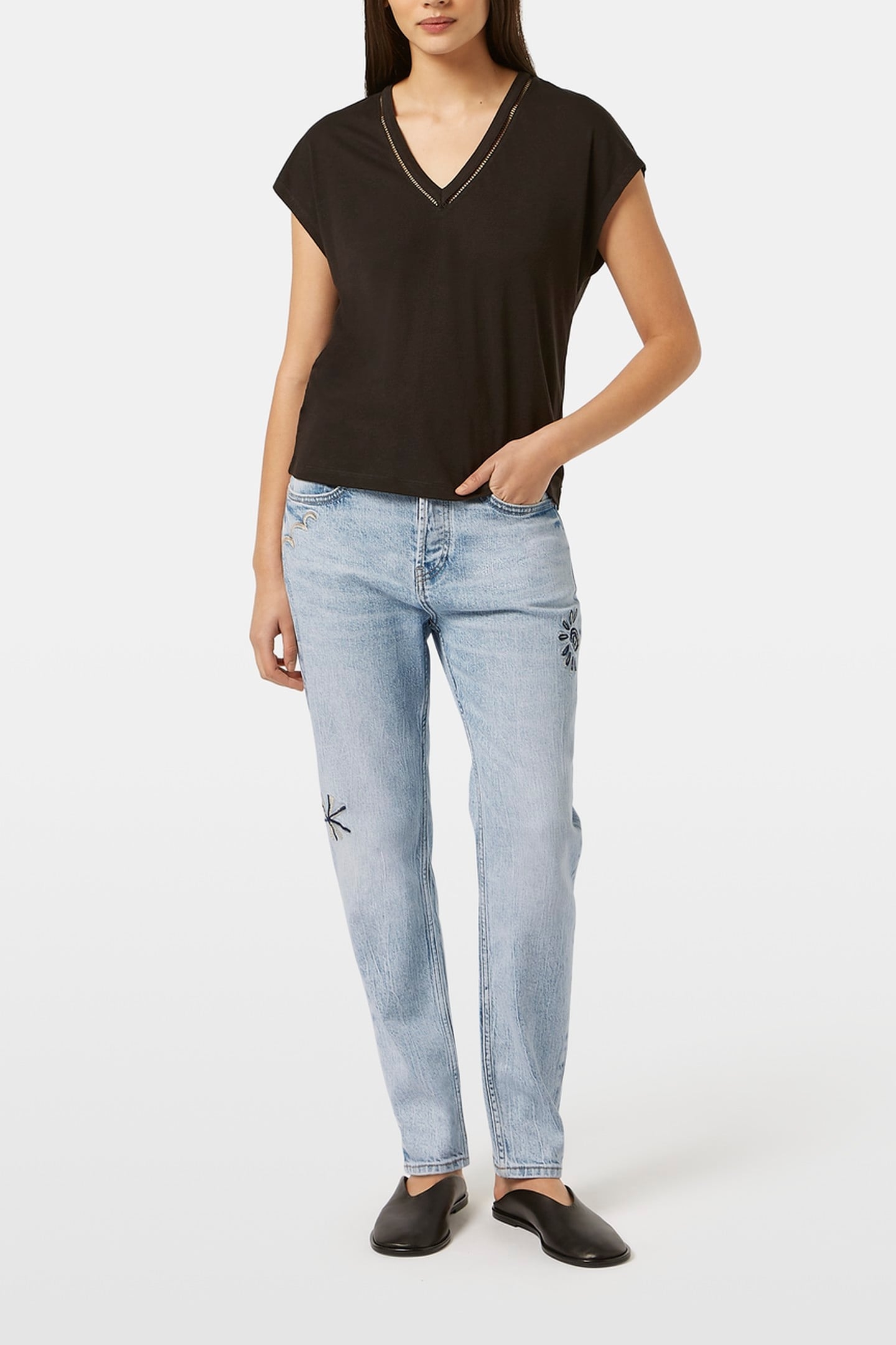 THE BUZZ SLIM BOYFRIEND JEANS  SPRING LIGHTS 1