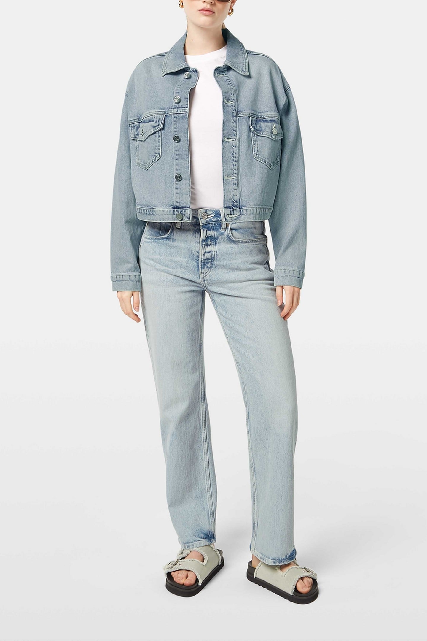 SKY HIGH RISE STRAIGHT JEANS BLUE STORY STORY BLUE 1