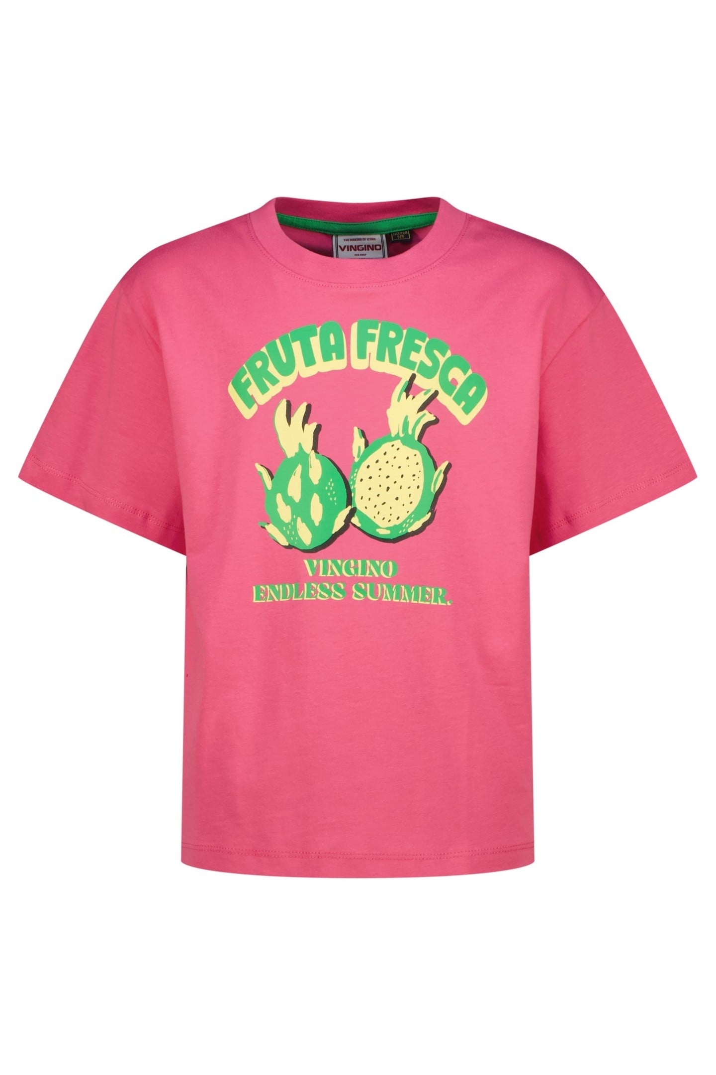 GIRLS HEIKE T-SHIRT SANGRIA SUNSET 1