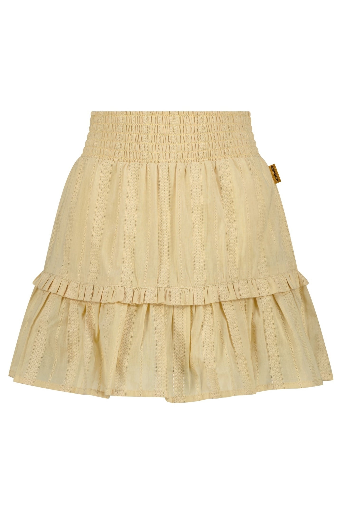 GIRLS QARINA MIDI SKIRT PEBBLE 1