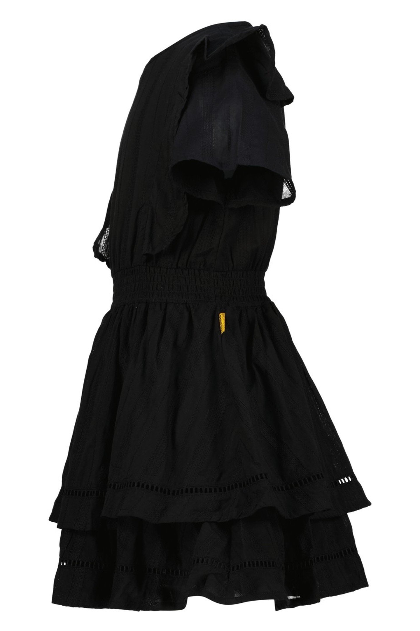 GIRLS POUA MIDI DRESS DEEP BLACK 3