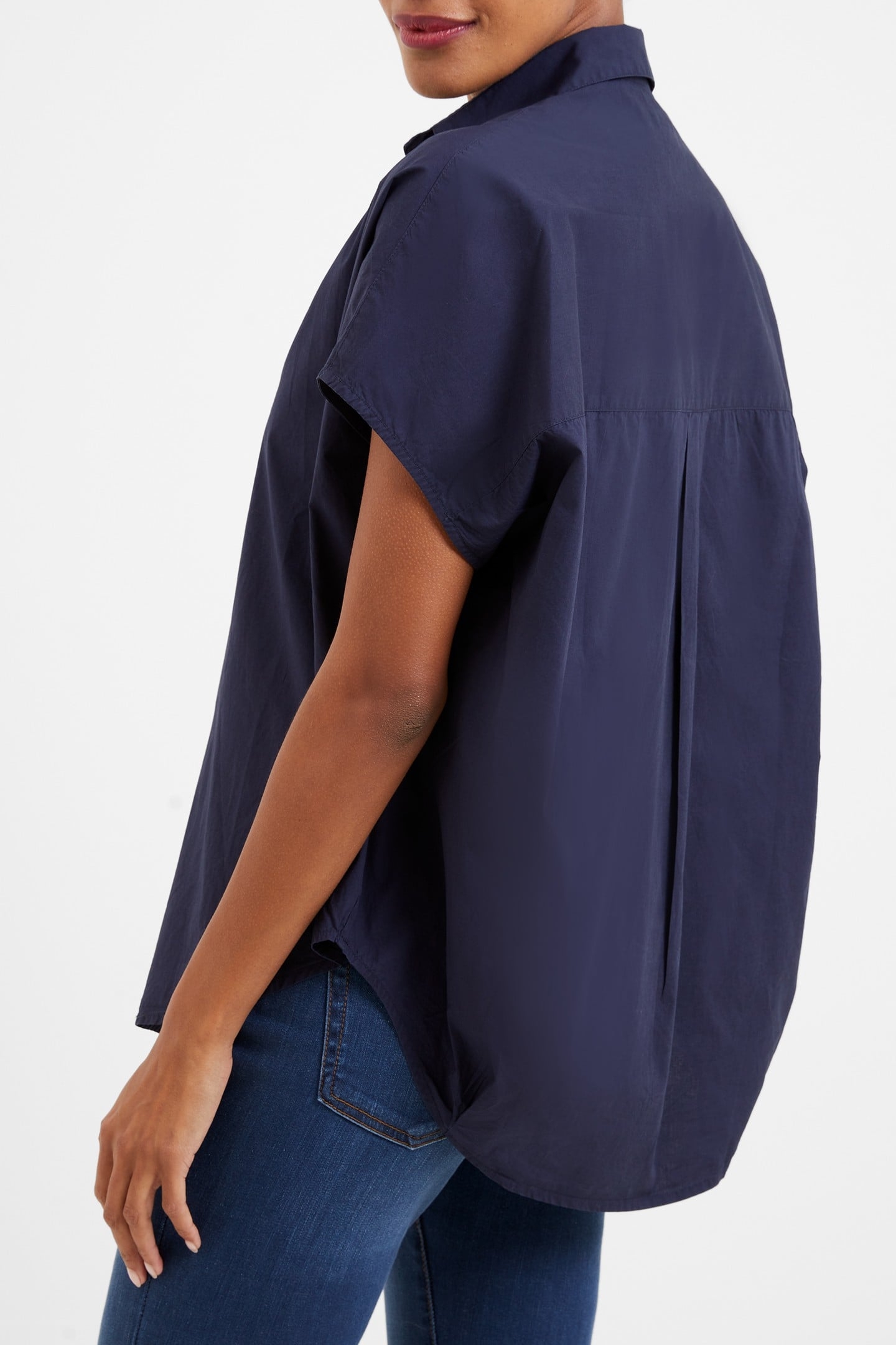 CELE RHODES POPLIN SLVLSS SHRT INDIGO 5