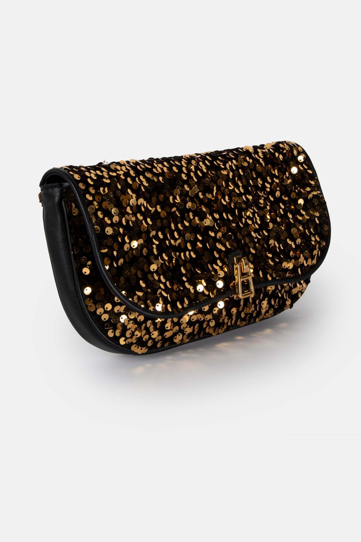 CROSS BODY BAG IN GOLD SEQUIN 3