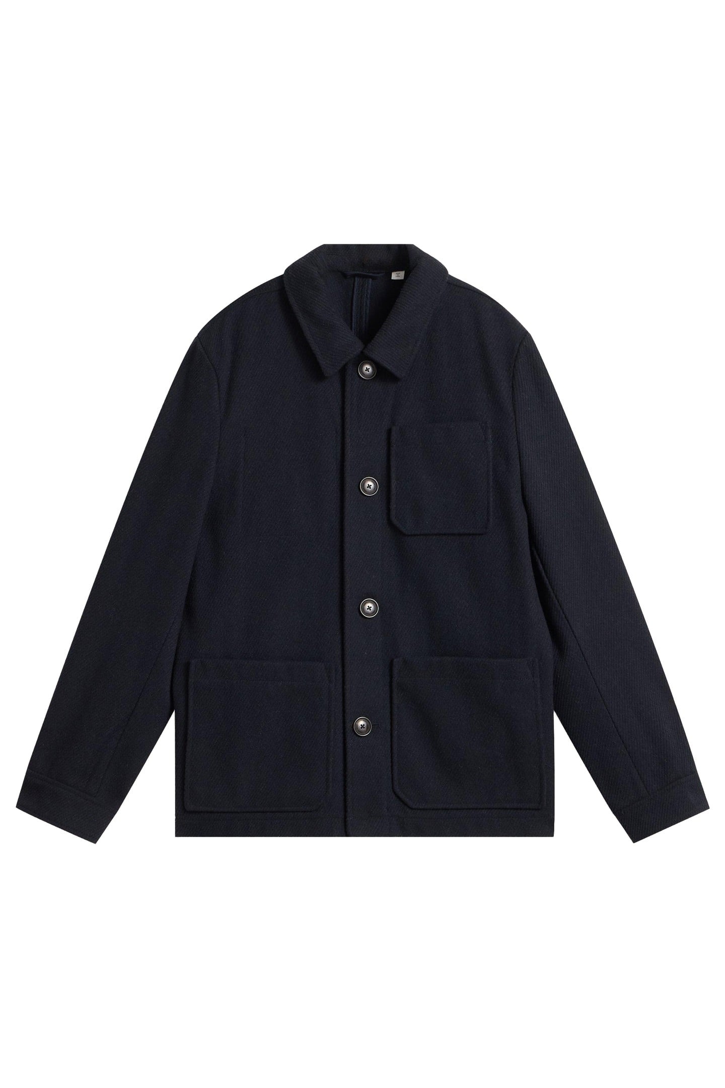 WOOL CHORE JACKET DARK NAVY 4