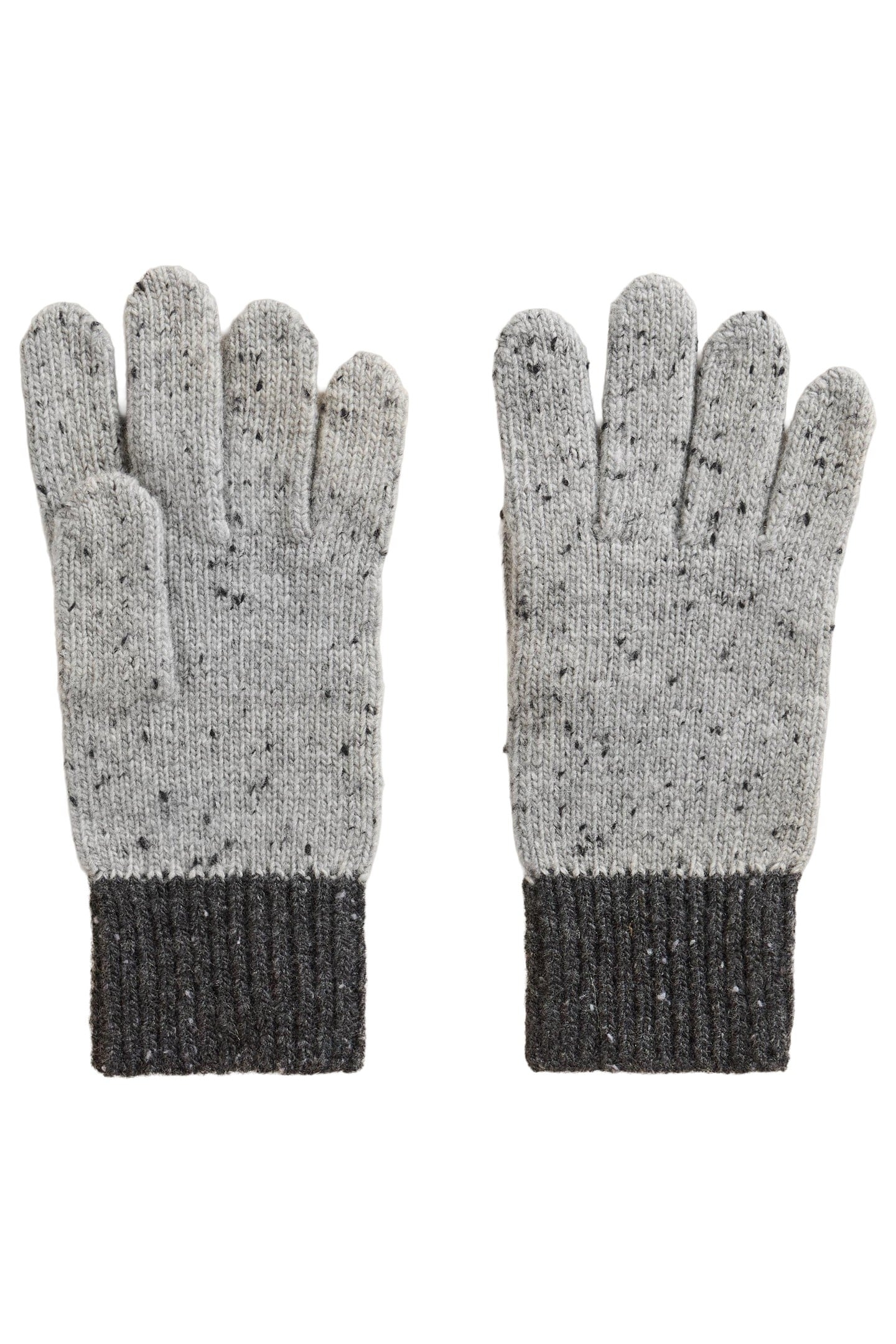 ALBIE KNIT GLOVES GREY MULTI 1