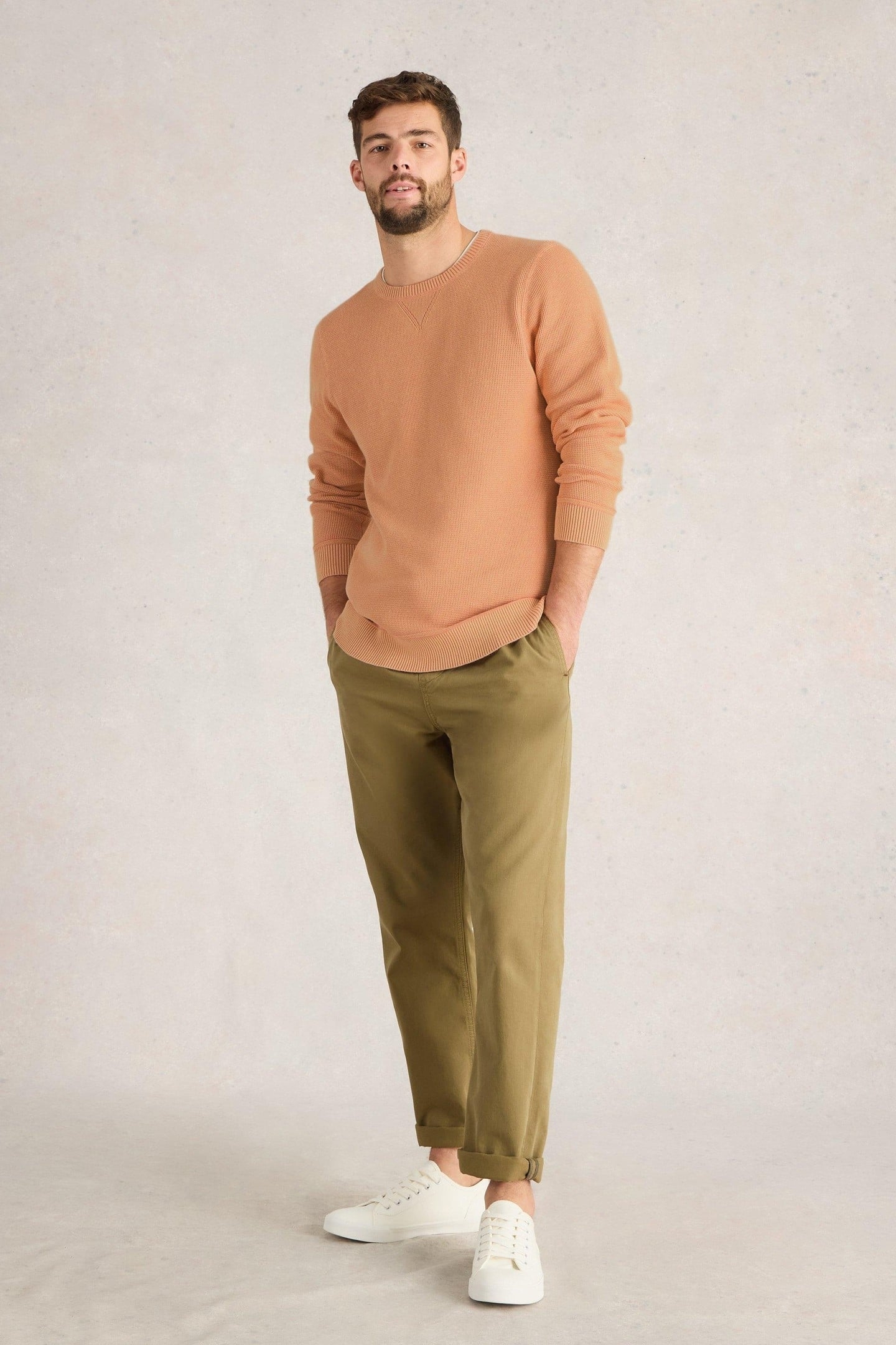 ATTADALE CREW NECK JUMPER LIGHT PINK 1