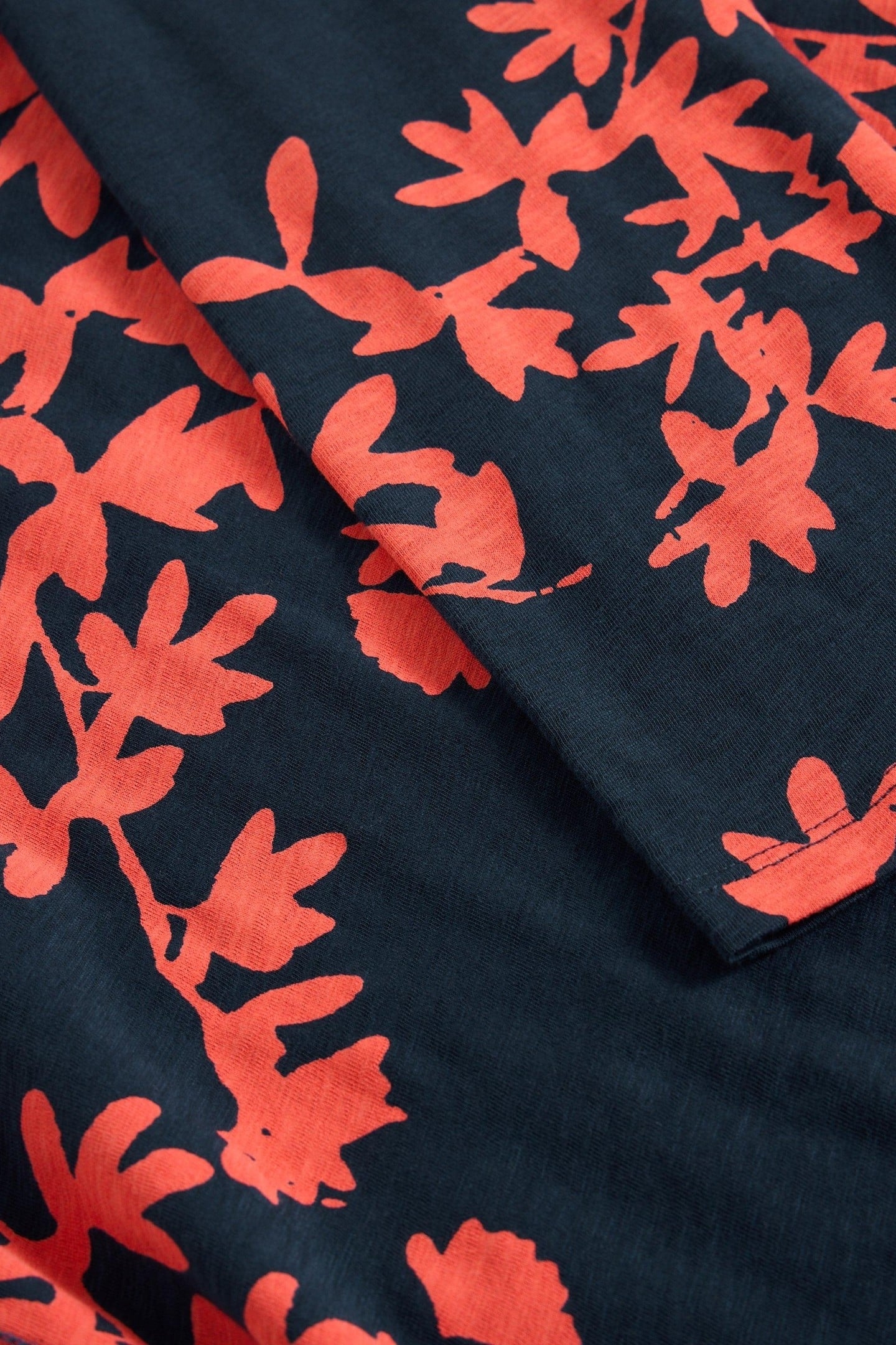 NADIA 3/4 SLEEVE TEE BLUE PRINT 4