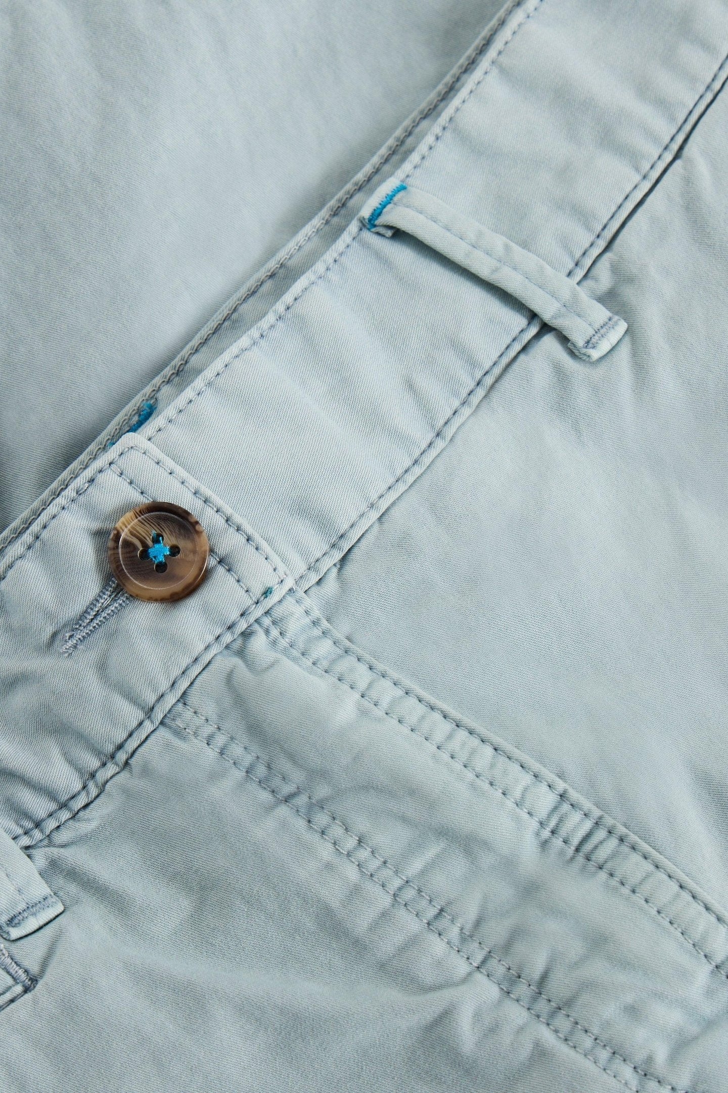 HAYLEY ORGANIC CHINO SHORT MID BLUE 5