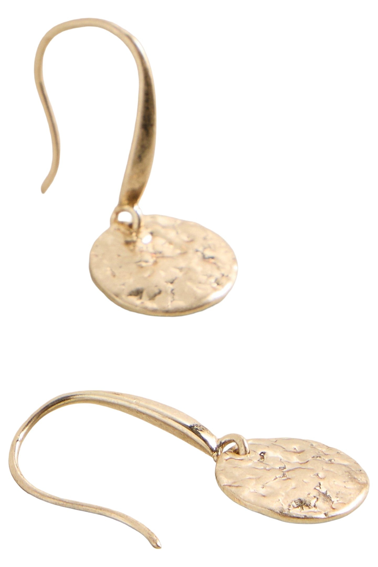 LUNA EARRING & NECKLACE SET GOLD TONE METALLIC 1