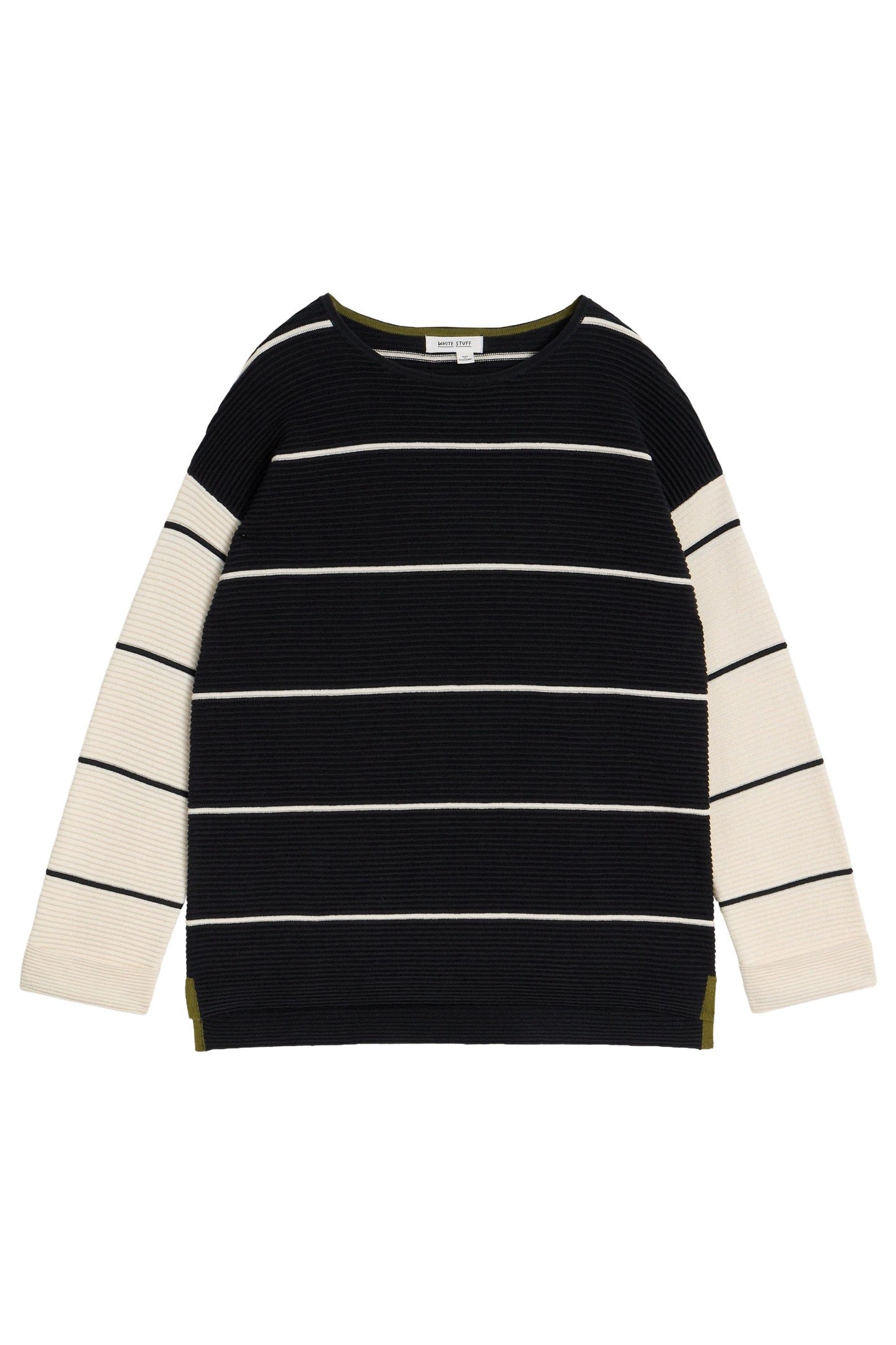 JANA STRIPE JUMPER BLACK MULTI 2