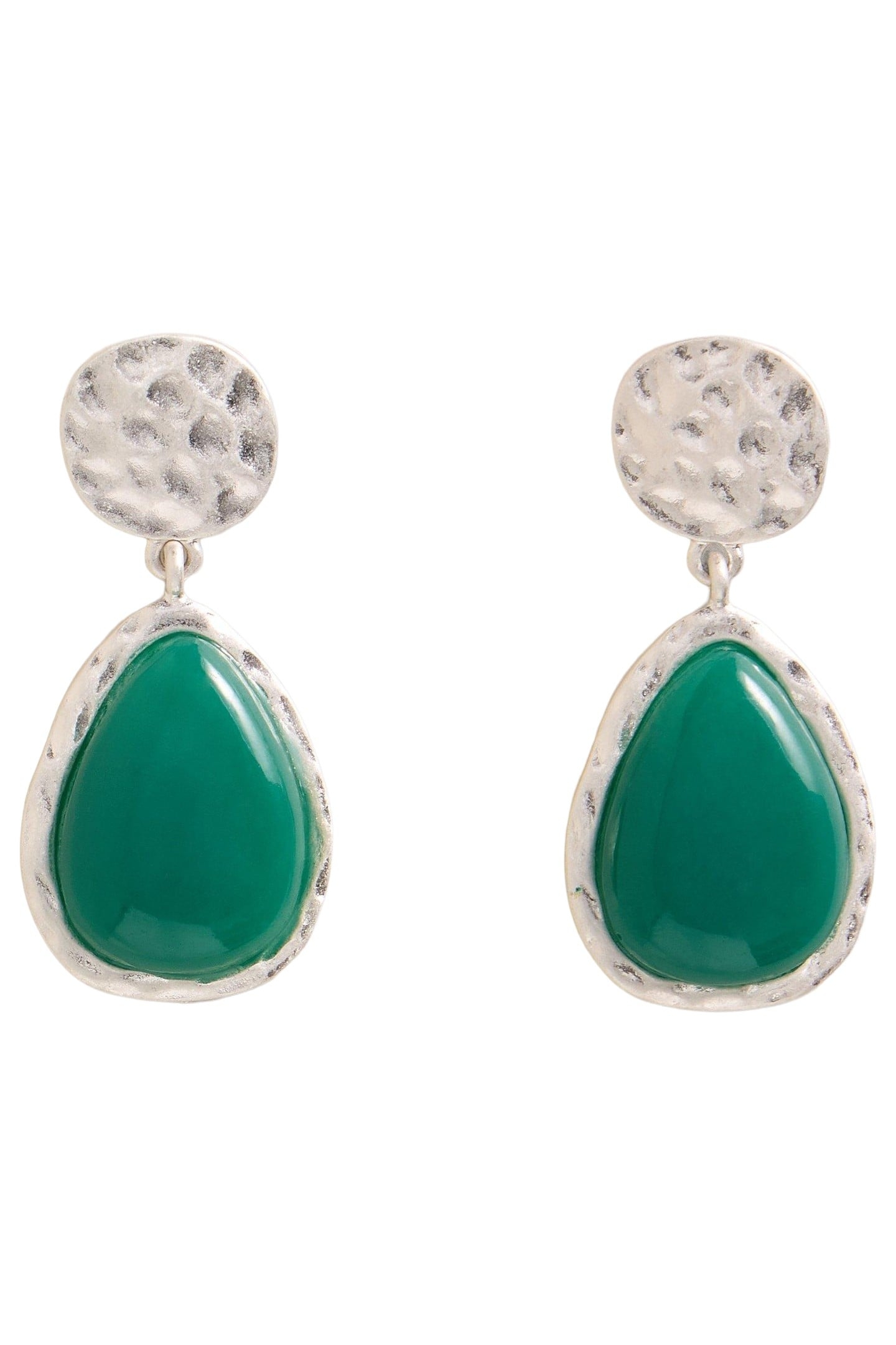 PINE STATEMENT EARRING GREEN MULTI 2