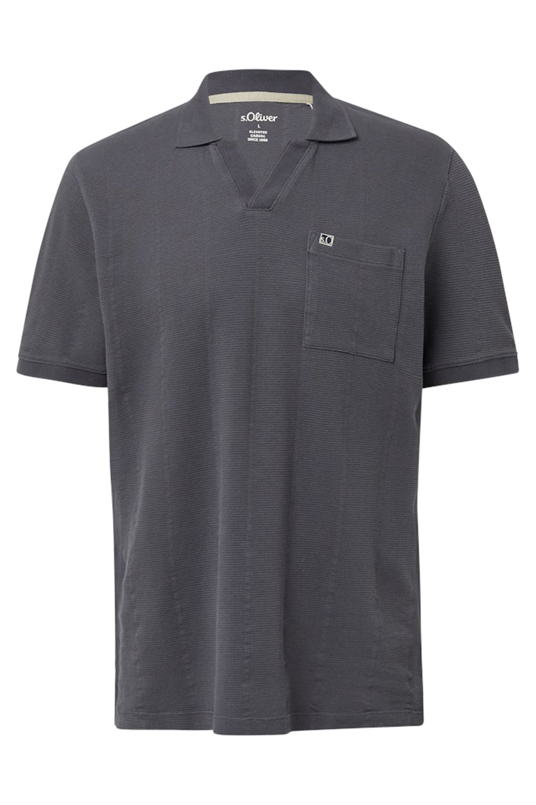 S.OLIVER POLOSHIRTS GREY/BLACK 4