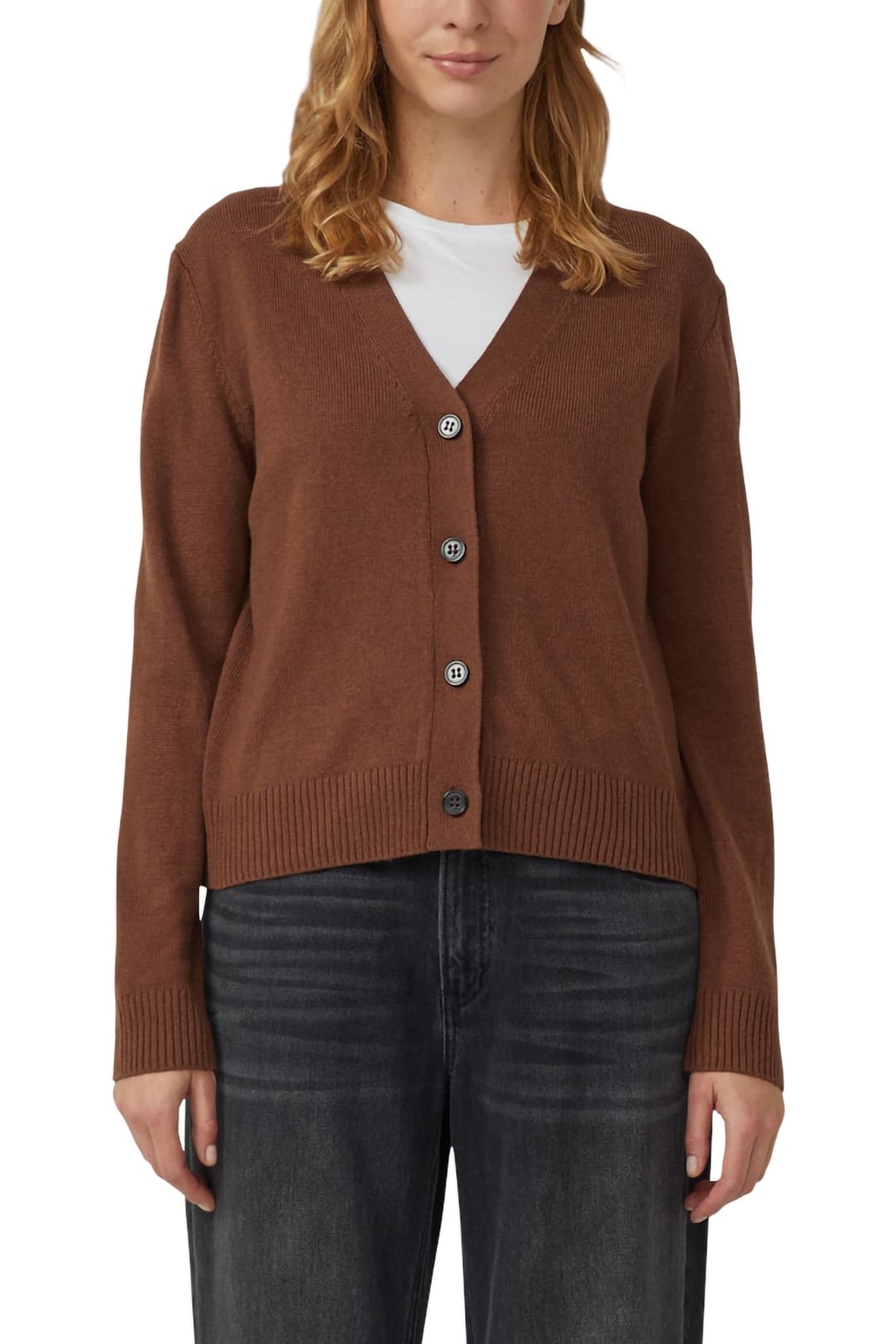 S.OLIVER CARDIGAN BROWN 1