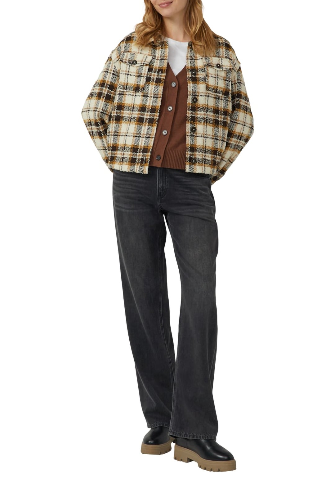 S.OLIVER CARDIGAN BROWN 2