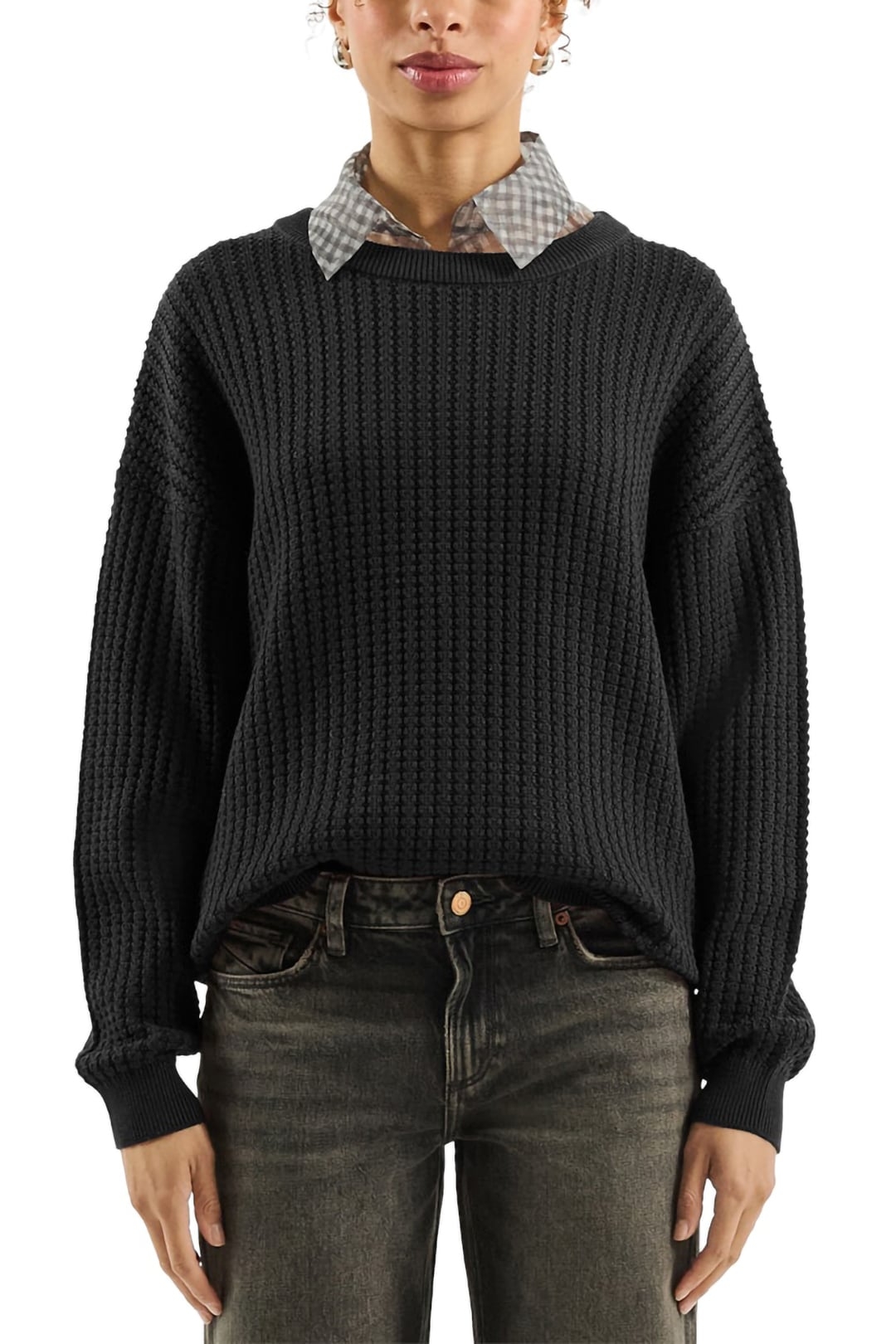 S.OLIVER-QS PULLOVER BLACK 1