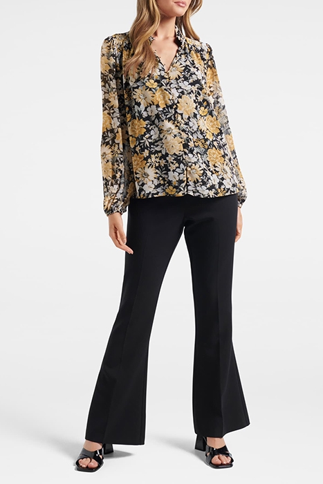 GWEN BUTTON DETAIL BLOUSE SPICED VISTA FLORAL 3