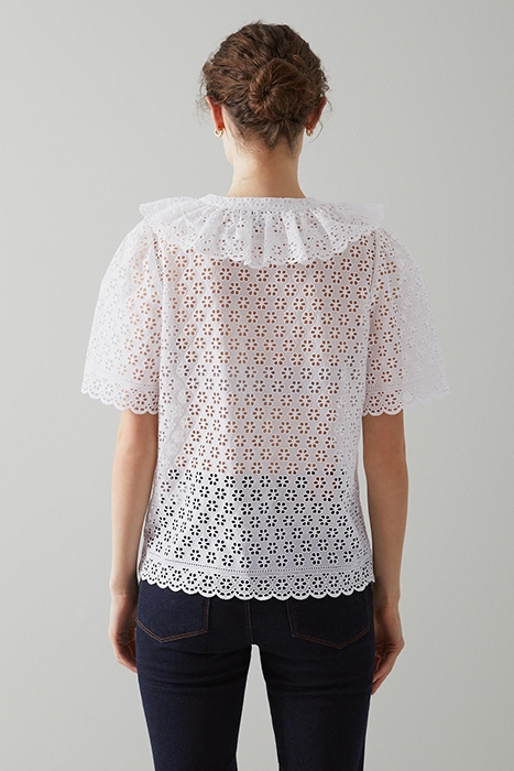 ROSE BUTTON-DOWN SHIRT WHITE 2