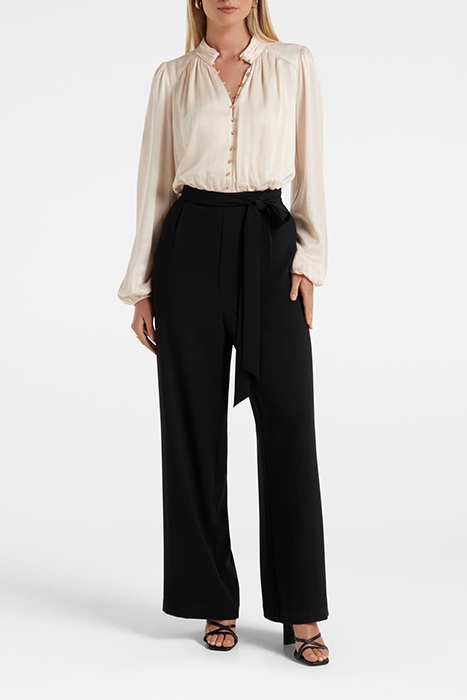 GWEN BLOUSON SLEEVE JUMPSUIT BONE 1