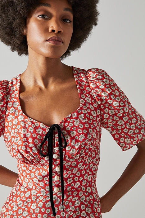 JULIEN SHIRT DRESS RED 4