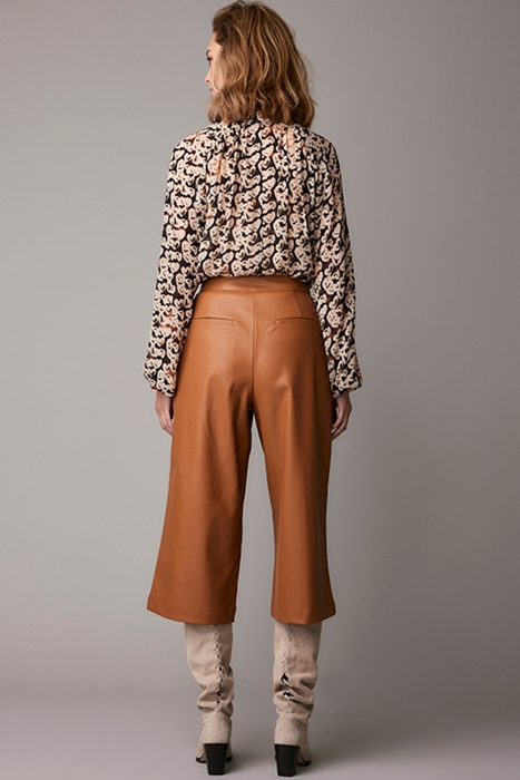 CULOTTE FAUX LEATHER BROWNS 2