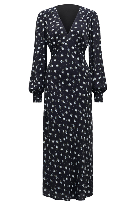 FARAH BIAS CUT MIDI DRESS HIGHFIELD DITSY 5