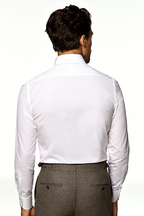 WHITE POPLIN SLIM FIT SHIRT WHITE 2