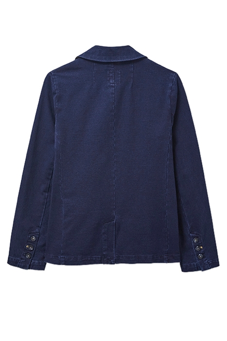 OLIVIA COTTON JERSEY BLAZER DARK DENIM 6