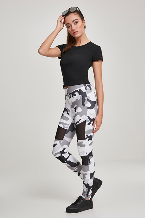 LADIES CAMO TECH MESH LEGGINGS SNOWCAMO 4