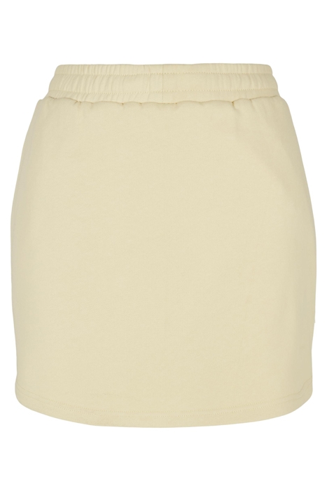 LADIES ORGANIC TERRY MINI SKIRT SOFTYELLOW 1