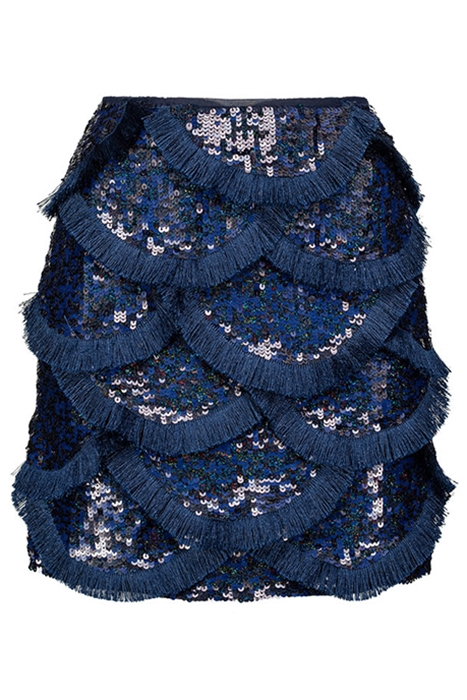 GORGONZOLA GONNA FULL PAILLETT BLUE/BRIGHT BLUE MULTI-COLOUR 6