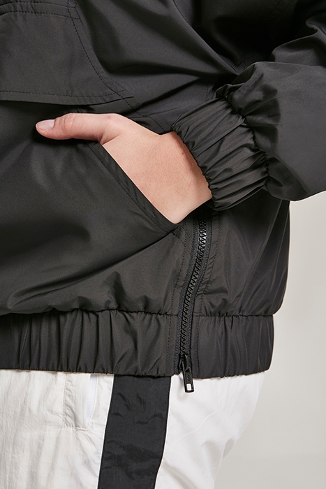 LADIES PANEL PULL OVER JACKET BLACK 8