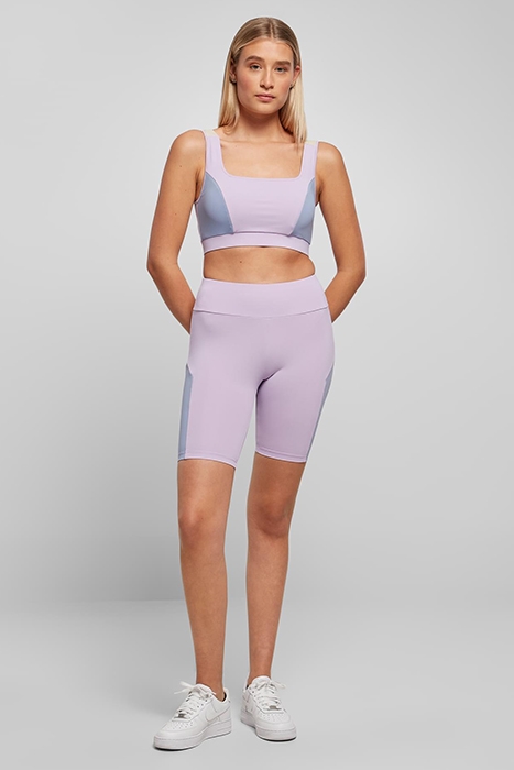 LADIES COLOR BLOCK BRA LILAC/VIOLABLUE/SOFTSEAGRASS 4